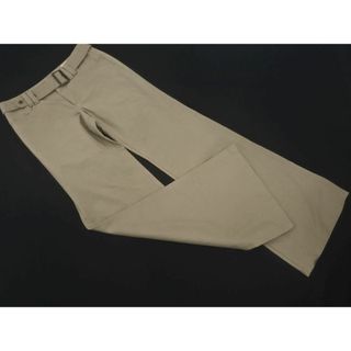 ミッシェルクラン(MICHEL KLEIN)のMICHEL KLEIN ミッシェルクラン ベルト 付 フレア パンツ size36/ベージュ ■■ レディース(その他)