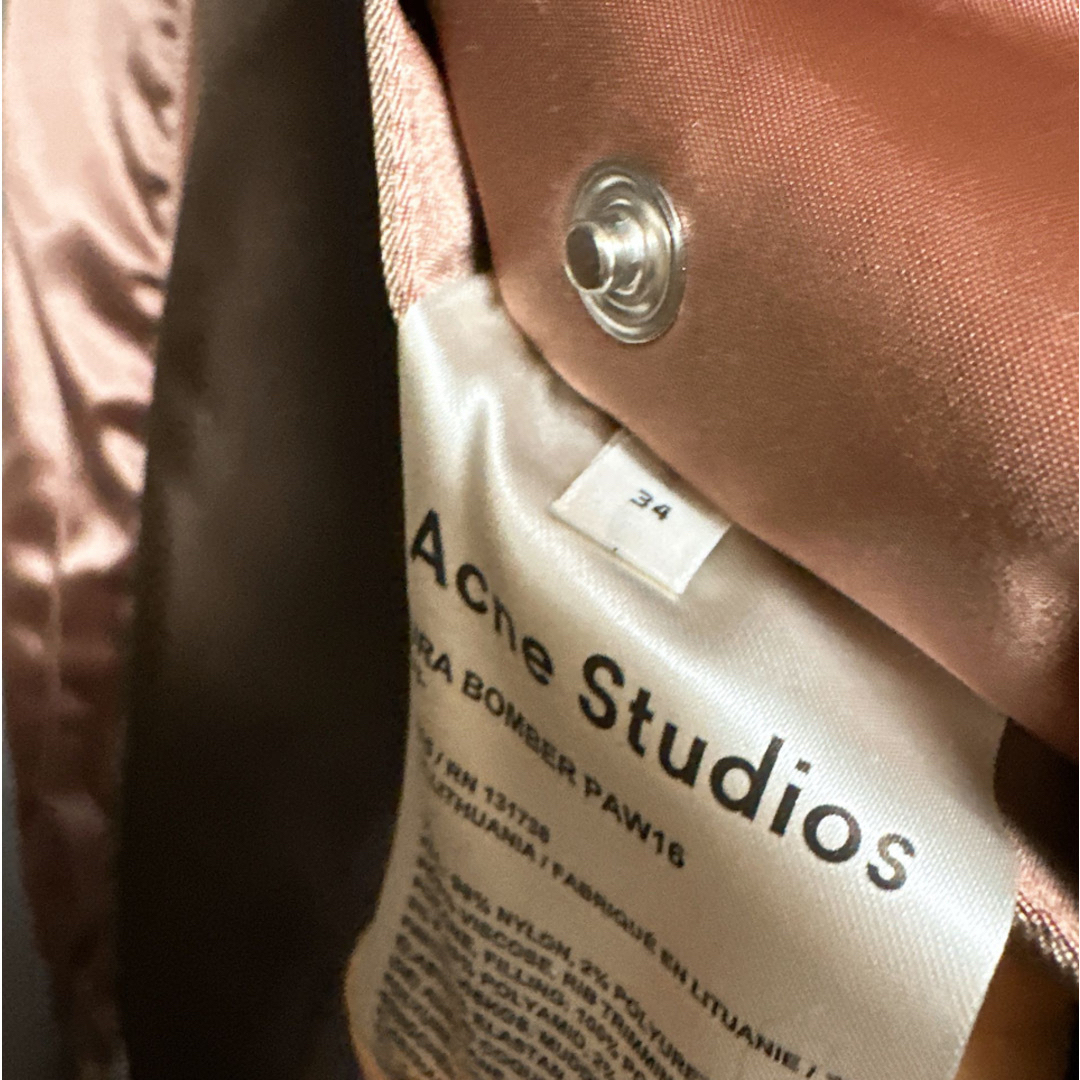 Acne Studios - アクネ acne studios MA-1 ブルゾン アクネ Acne Studios - アクネ acne studios MA-1 ブルゾン アクネ