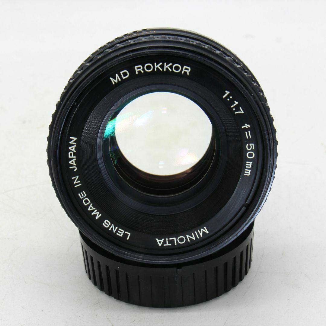 KONICA MINOLTA(コニカミノルタ)のMinolta MD Rokkor 1:1.7 50mm オールドレンズ 整備済 スマホ/家電/カメラのカメラ(レンズ(単焦点))の商品写真