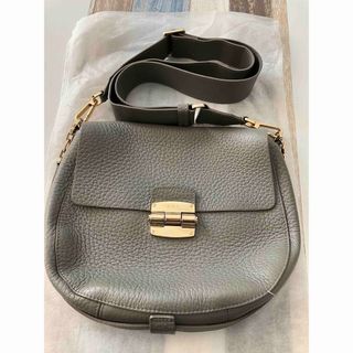 フルラ(Furla)のフルラFURLA◇usedグレー2way使用ショルダー(ショルダーバッグ)