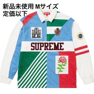 シュプリーム(Supreme)の新品未使用 Mサイズ Supreme Rose Rugby White(ポロシャツ)