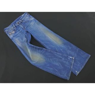 ディーゼル(DIESEL)のディーゼル ダメージ加工 ブーツカット デニムパンツ size26/青 ■■ レディース(デニム/ジーンズ)