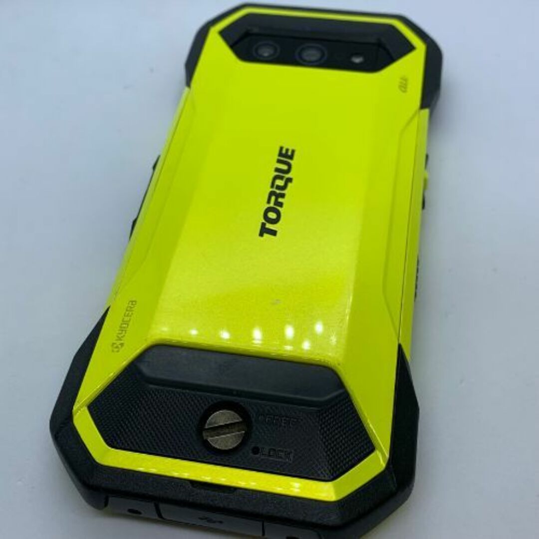 京セラ(キョウセラ)の【訳あり品】 TORQUE 5G au SIMロック解除済 KYG01 イエロー スマホ/家電/カメラのスマートフォン/携帯電話(スマートフォン本体)の商品写真