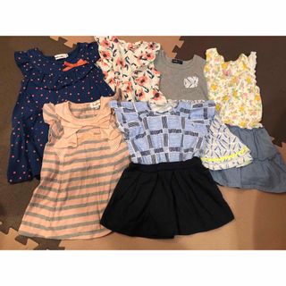 ベベ(BeBe)のお買い得‼SALE‼️️夏用ワンピース80-100セット‼️ ブランド各種‼️(ワンピース)