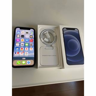 アップル(Apple)の★美品iPhone 12 mini ブラック 64 GB SIMフリー(スマートフォン本体)