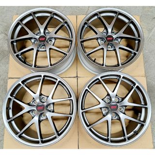 スバル(スバル)の【極上品】スバル WRX STI 純正 BBS ホイール 4本 8.5J  鍛造(ホイール)