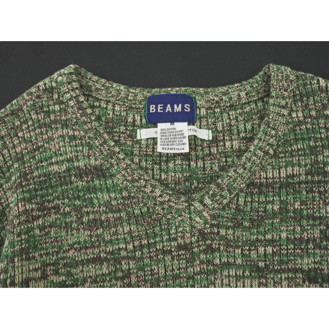 BEAMS(ビームス)のBEAMS ビームス Vネック ニット セーター sizeM/緑 ◇■ レディース レディースのトップス(ニット/セーター)の商品写真