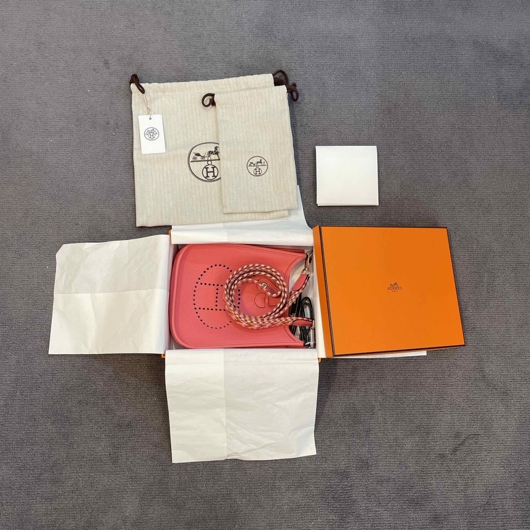 Hermes(エルメス)のエルメス　ミニエブリンの箱　E レディースのバッグ(ショップ袋)の商品写真
