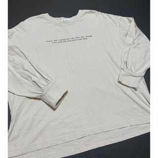 グローバルワーク(GLOBAL WORK)のグローバルワーク　ロゴロングTシャツ(Tシャツ(長袖/七分))