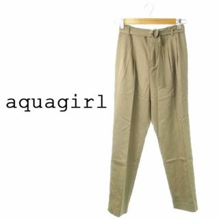 アクアガール(aquagirl)のアクアガール ベルテッドテーパードパンツ サンプル 茶 230921MN4R(その他)