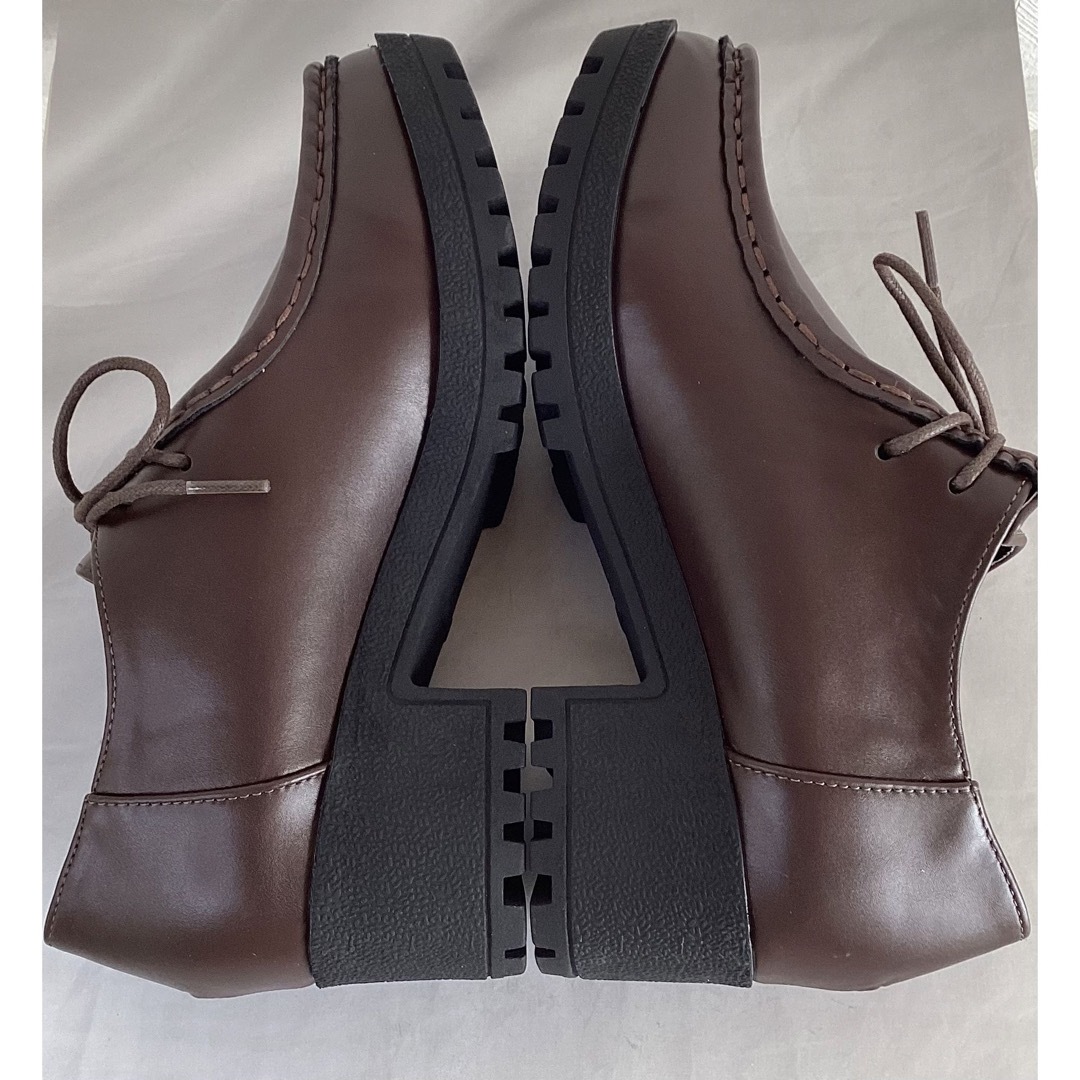 FLICKA(フリッカ)の新品　ノーフォールflicka    チロリアン　ローファー　ブラウン レディースの靴/シューズ(ローファー/革靴)の商品写真