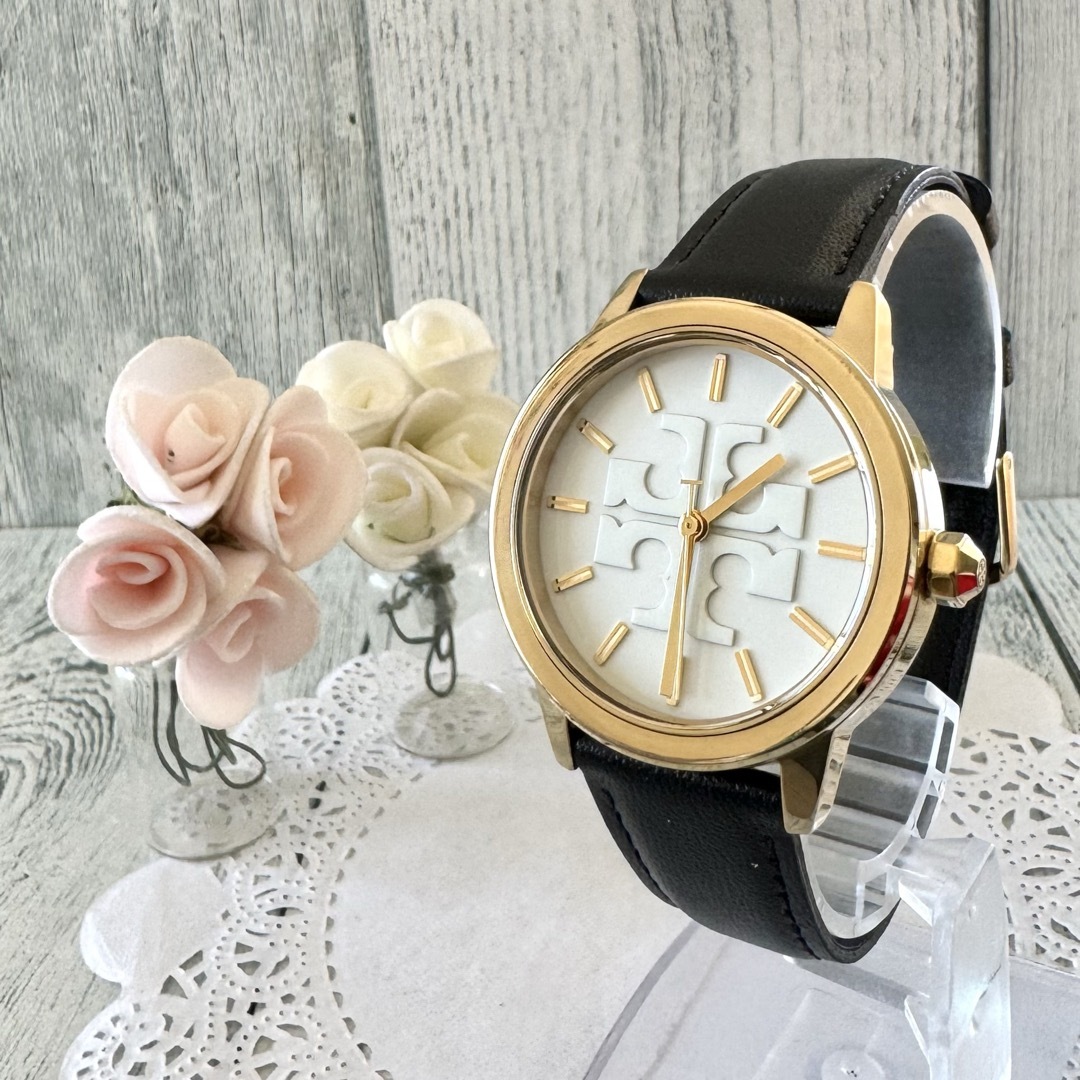 TORY BURCH ネイビー 時計 包み込ま TORY BURCH ネイビー 時計 包み込ま