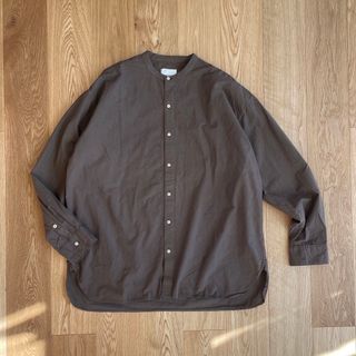 アーメン(ARMEN)の【白羊様専用】新品未使用 ARMEN コットンポプリンバンドカラーシャツ(シャツ/ブラウス(長袖/七分))