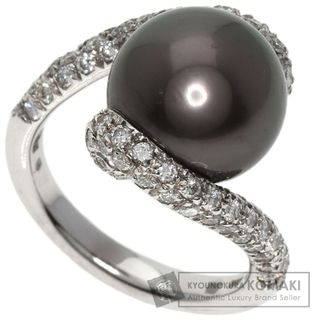 ミキモト(MIKIMOTO)のMIKIMOTO 南洋パール 真珠 ダイヤモンド リング・指輪 K18WG レディース(リング(指輪))