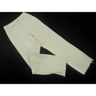 ザラ(ZARA)のZARA ザラ デニムパンツ size32/アイボリー ■■ レディース(デニム/ジーンズ)