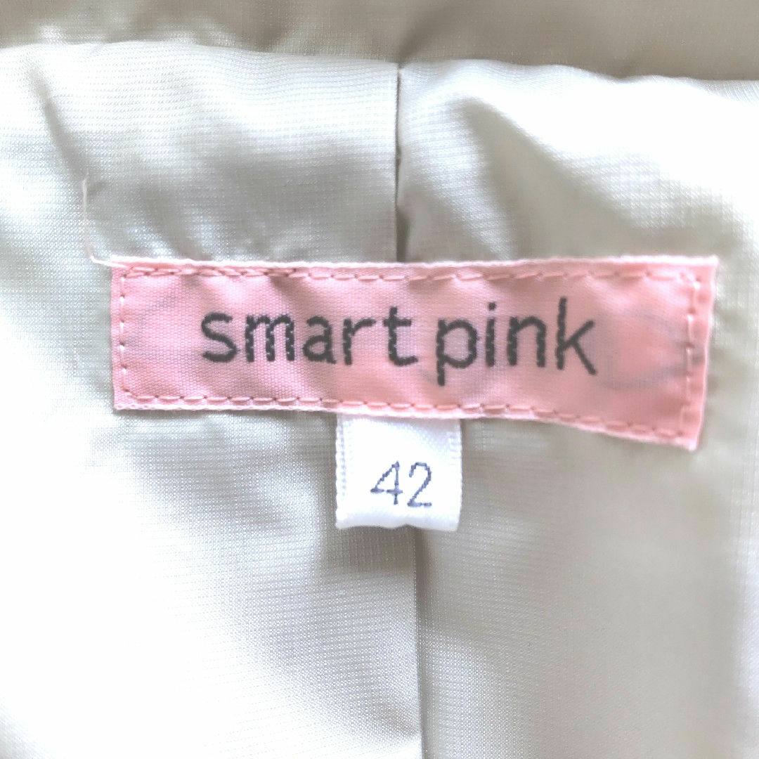 smart pink(スマートピンク)のsmat pink ダウンコート　42 レディースのジャケット/アウター(ダウンジャケット)の商品写真