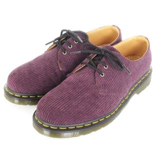 ドクターマーチン(Dr.Martens)のドクターマーチン 美品 コーデュロイ 1461 3ホール シューズ 紫 UK7(ブーツ)