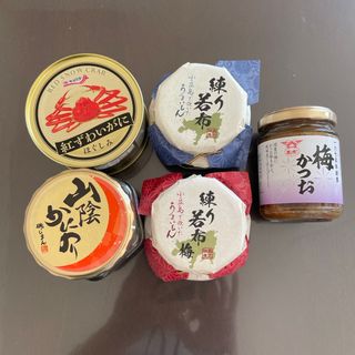 お歳暮　佃煮・缶詰の詰め合わせセット　5点(缶詰/瓶詰)