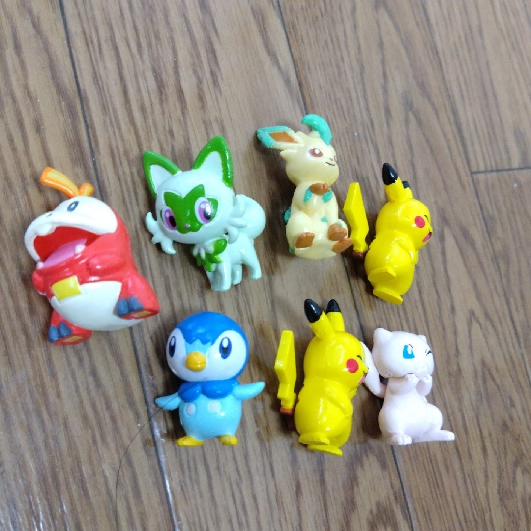 ポケモン　バスバブ　フィギュア7体 エンタメ/ホビーのおもちゃ/ぬいぐるみ(キャラクターグッズ)の商品写真