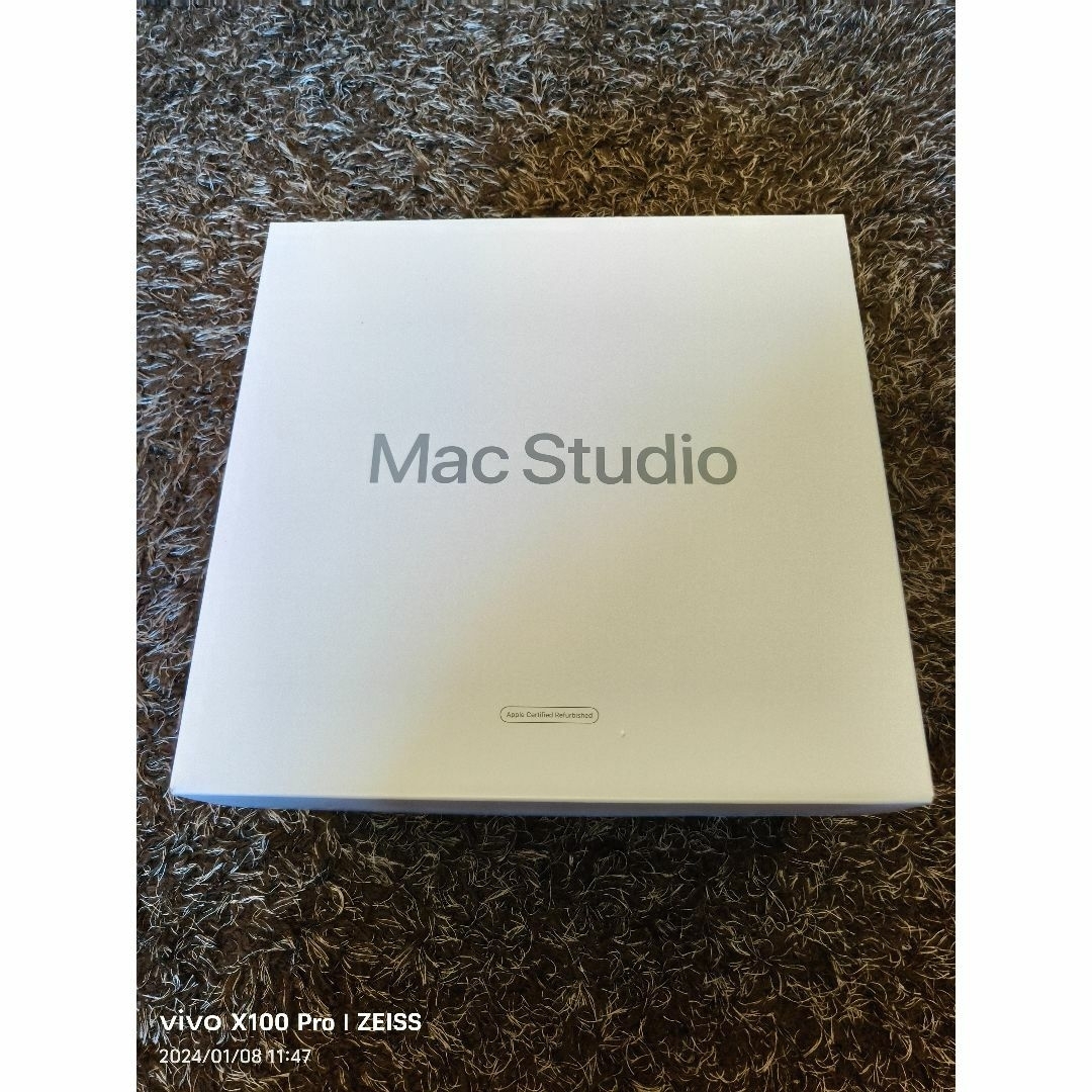 Apple(アップル)のMac Studio M2 Max 512GB SSD/32GBメモリ/12コア スマホ/家電/カメラのPC/タブレット(デスクトップ型PC)の商品写真