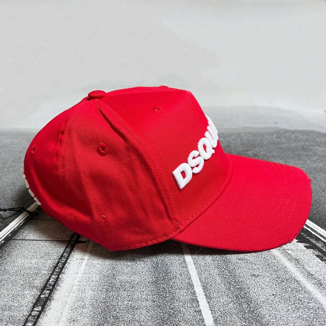 新品 Dsquared2 Baseball Cap レッド