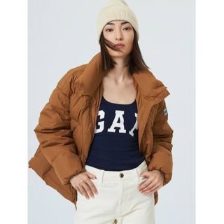 ギャップ(GAP)のGAP ハイカラーショートダウン(ダウンジャケット)