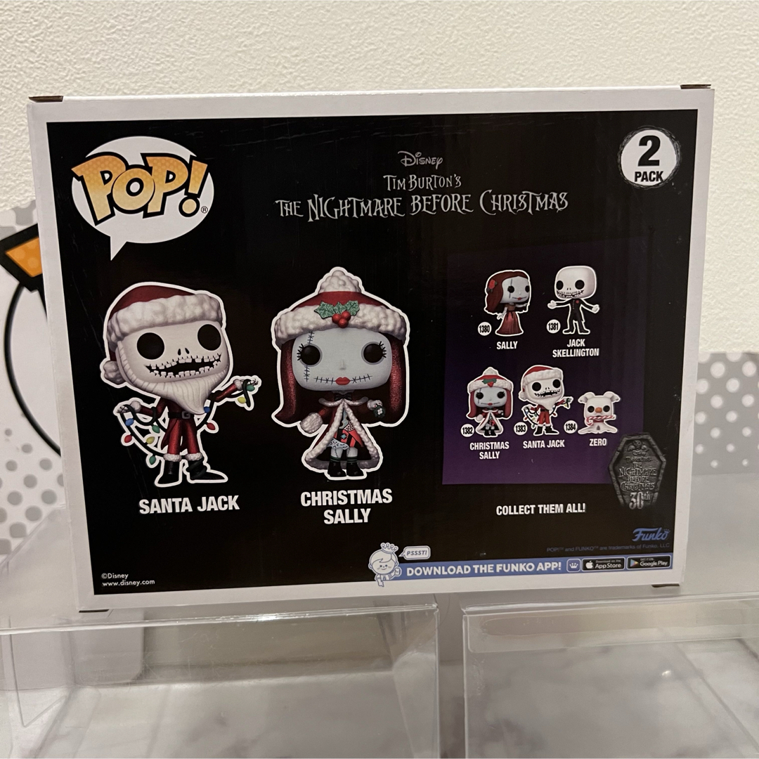 カリーシディズニーFunkoFUNKO POP ナイトメアビフォアクリスマス　ジャック&サリー　限定版