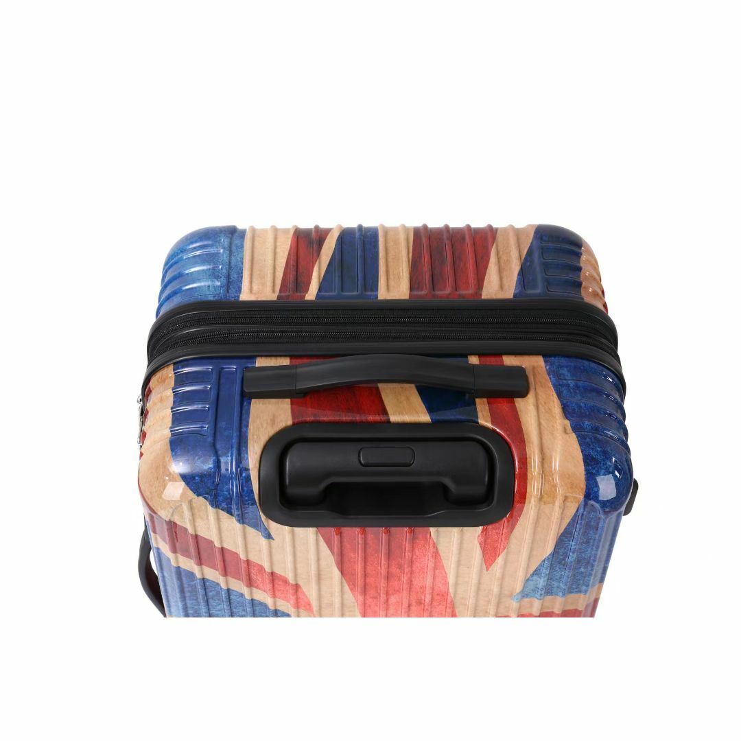 キャリーケース ユニオンジャック Lサイズ 新品 拡張機能 軽量 大容量 レディースのバッグ(スーツケース/キャリーバッグ)の商品写真