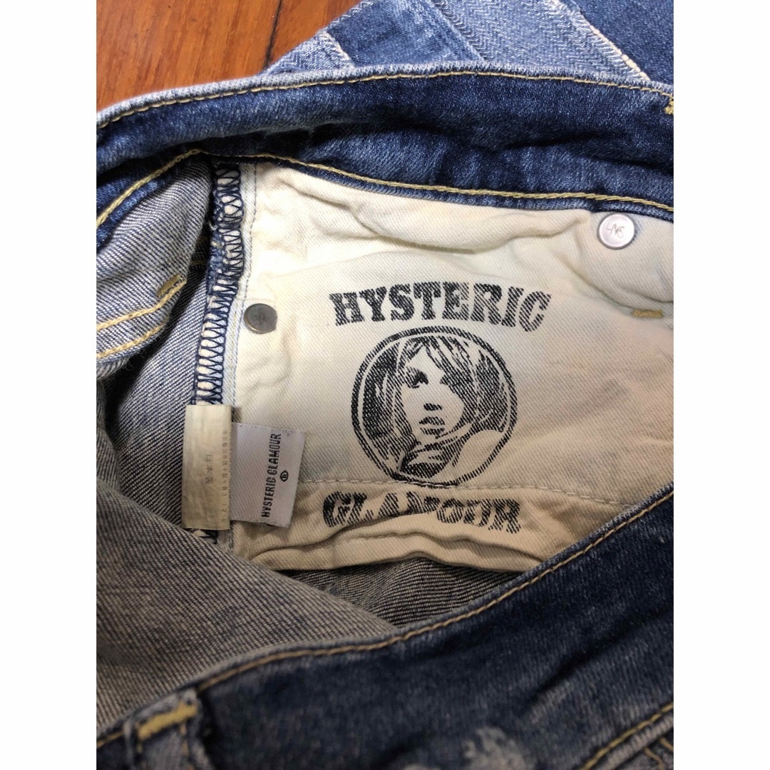 HYSTERIC GLAMOUR(ヒステリックグラマー)のヒステリックグラマー　ウミヘビデニム　パッチワーク レディースのパンツ(デニム/ジーンズ)の商品写真