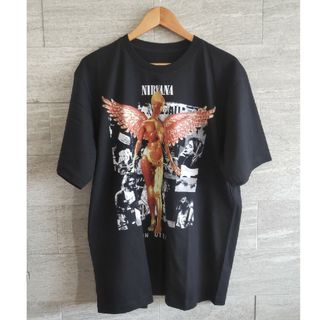 【新品】NIRVANA　メンズ　レディース　Tシャツ　バックプリントあり(Tシャツ/カットソー(半袖/袖なし))