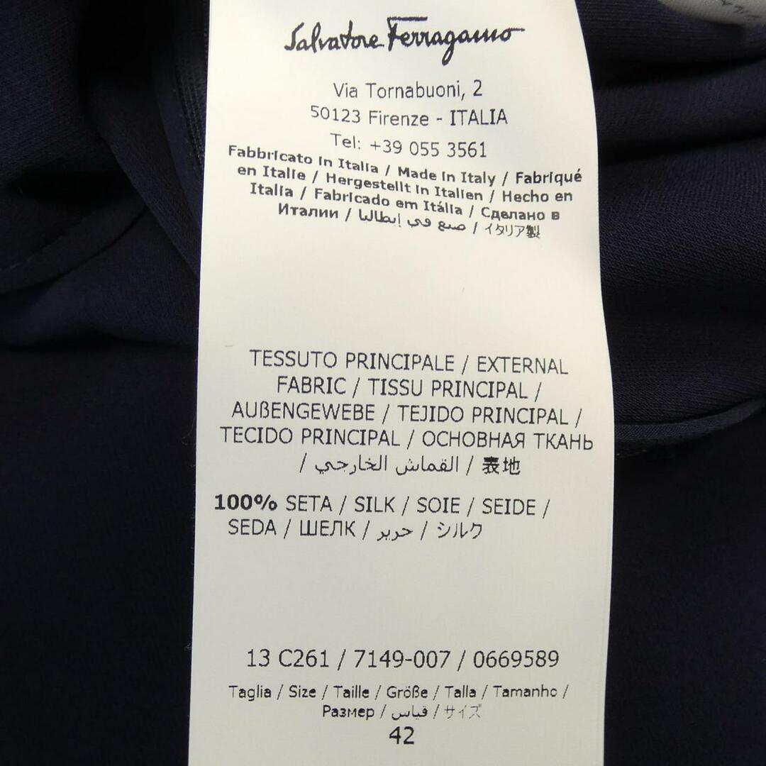 Salvatore Ferragamo(サルヴァトーレフェラガモ)のサルヴァトーレフェラガモ SALVATORE FERRAGAMO ワンピース レディースのワンピース(ひざ丈ワンピース)の商品写真