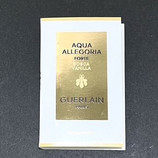 ゲラン(GUERLAIN)のゲラン  アクアアレゴリア　フォルテボスカヴァニラ　EDP　サンプル(香水(女性用))