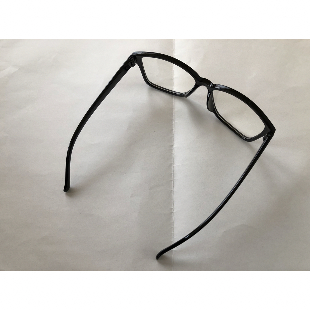 伊達メガネ ボストンブラック メンズのファッション小物(サングラス/メガネ)の商品写真