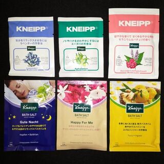 クナイプ(Kneipp)のクナイプ バスソルト 6袋 6種類 入浴剤(入浴剤/バスソルト)