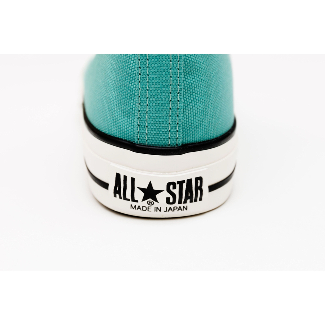 ALL STAR（CONVERSE）(オールスター)のコンバース オールスター ハイカット 日本製 ミントグリーン 新品 23.5cm レディースの靴/シューズ(スニーカー)の商品写真