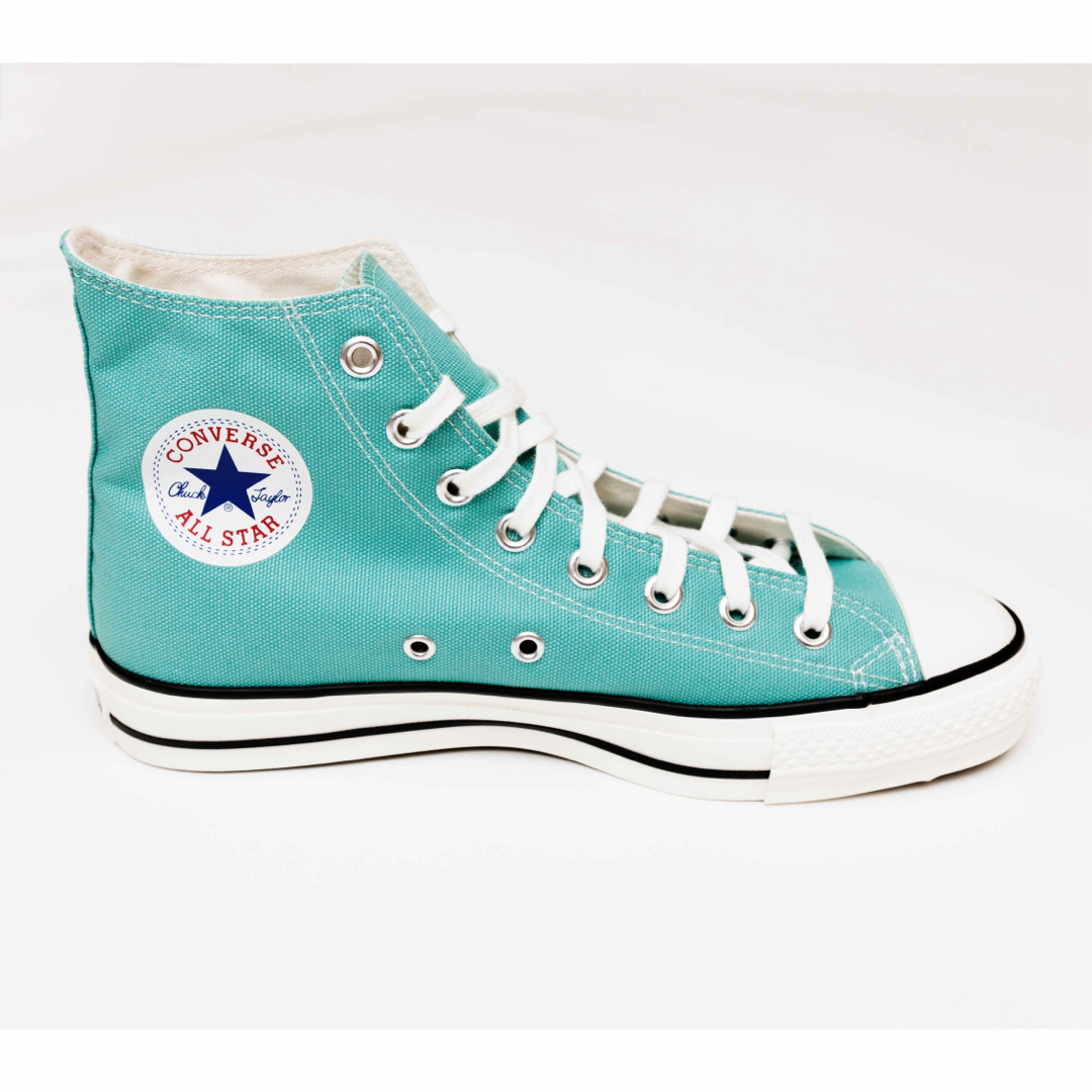 ALL STAR（CONVERSE）(オールスター)のコンバース オールスター ハイカット 日本製 ミントグリーン 新品 26cm メンズの靴/シューズ(スニーカー)の商品写真