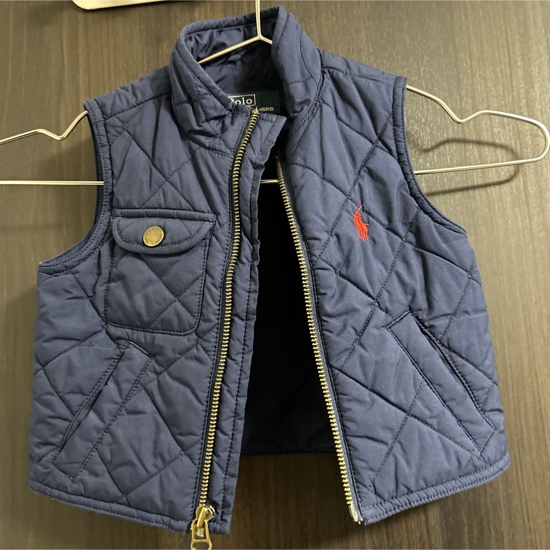 POLO RALPH LAUREN(ポロラルフローレン)のpoloralphlauren キルティングベスト 80 キッズ/ベビー/マタニティのキッズ服男の子用(90cm~)(ジャケット/上着)の商品写真