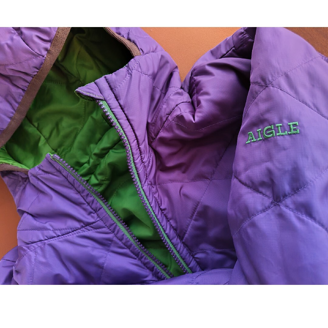 AIGLE(エーグル)のAIGLE エーグル コート リバーシブル Ｓサイズ レディースのジャケット/アウター(ブルゾン)の商品写真