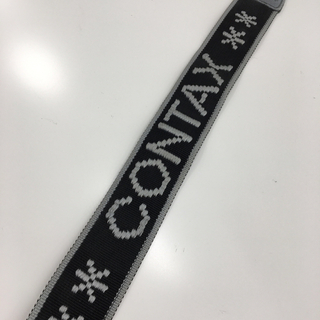 キョウセラ(京セラ)のCONTAX 純正ワイドショルダーストラップ W50 ✳︎✳︎ スターマーク刺繍(フィルムカメラ)
