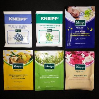 クナイプ(Kneipp)のクナイプ バスソルト 6袋 6種類 入浴剤(入浴剤/バスソルト)