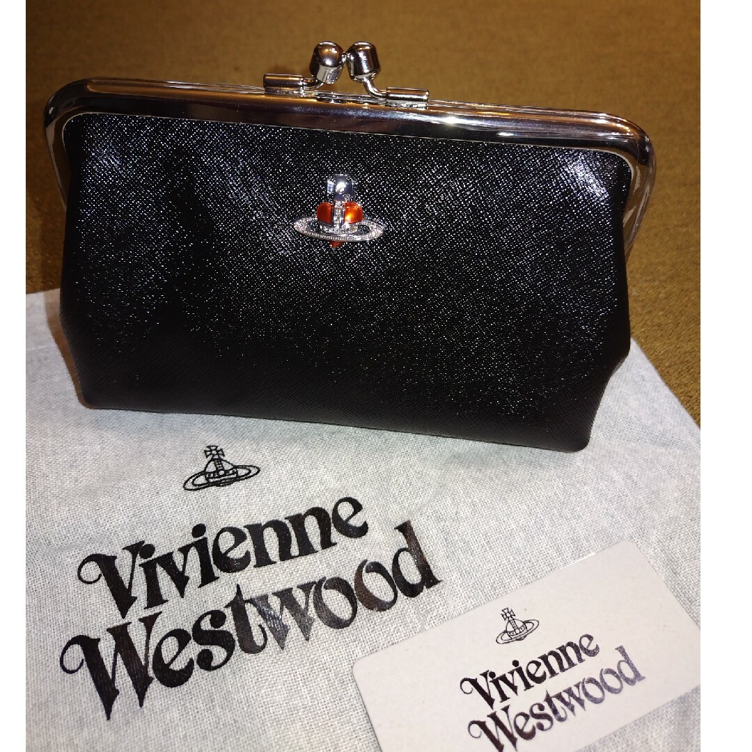 Vivienne Westwood(ヴィヴィアンウエストウッド)の新品 Vivienne Westwood がま口ポーチ レディースのファッション小物(ポーチ)の商品写真