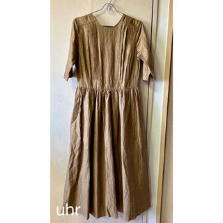 ウーア(Uhr)のuhrウーア　open back tuck dressワンピース(ロングワンピース/マキシワンピース)