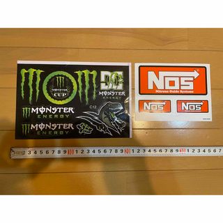 NOS MONSTER ステッカー ニトロ ワイスピ モンスター JDMスポコン(ステッカー)