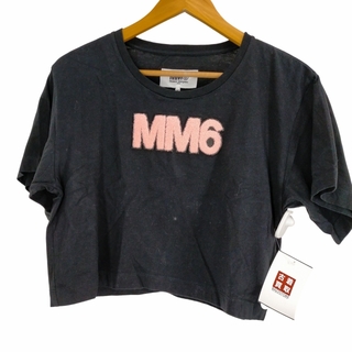 MM6 エムエムシックス マルジェラ☆プリント スカーフタイトップス Tシャツ
