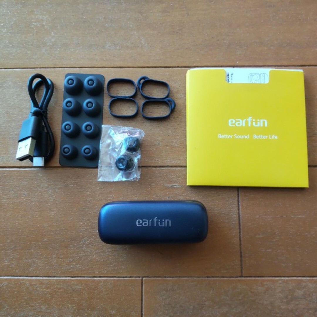earfun free pro 3 ネイビーブルー スマホ/家電/カメラのオーディオ機器(ヘッドフォン/イヤフォン)の商品写真