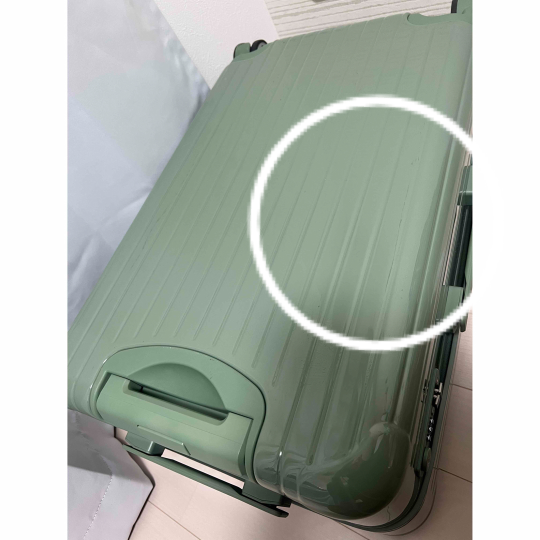 GRIFFIN LAND(グリフィンランド)の※専用※【使用一回】 GRIFFINLAND スーツケース M レディースのバッグ(スーツケース/キャリーバッグ)の商品写真