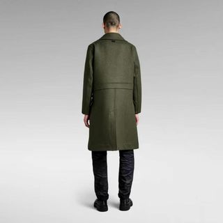 独立を宣言 G-STAR RAW ジースターロウ ダブル ロングコート ウール