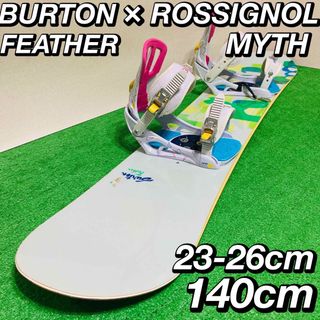 バートン(BURTON)のかわいい バートン フェザー × ロシニョール MYTH スノーボード 初心者(ボード)