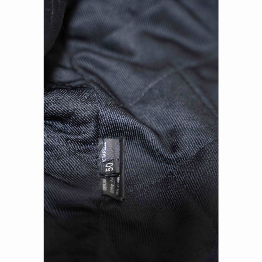 Gucci(グッチ)のGUCCI トムフォード期 ラムスキン パイソン レザージャケット 50 メンズのジャケット/アウター(レザージャケット)の商品写真