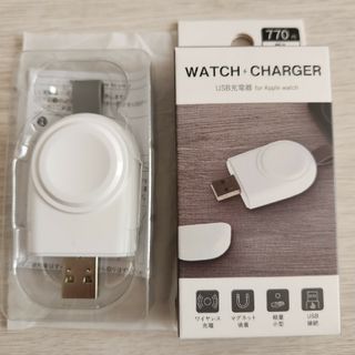 アップルウォッチ(Apple Watch)のDAISO　Apple watch 充電器(バッテリー/充電器)